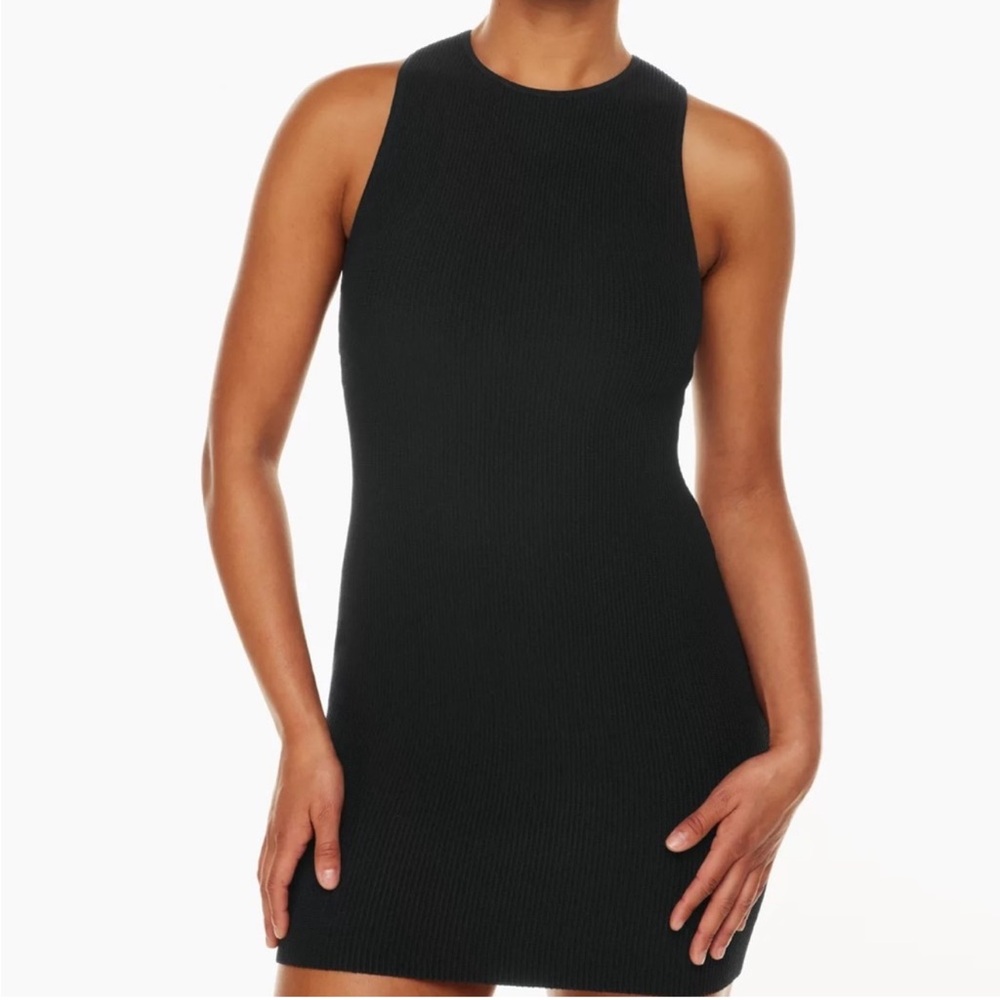 ARITZIA Babaton Black Sleeveless Dress